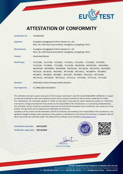 Cabinet CE certification