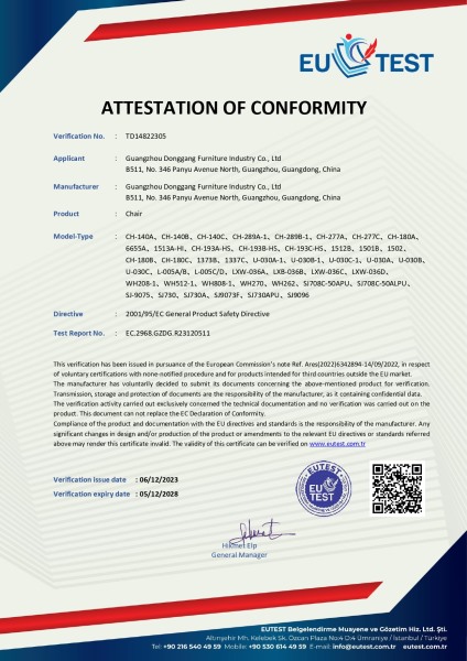 Chair CE certification