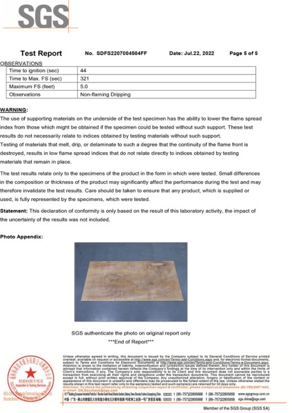 American standard flame retardant plywood