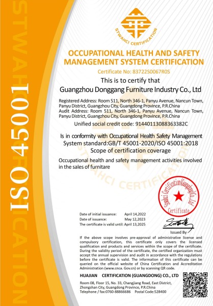 Occupational Health and Safety Management System Certification