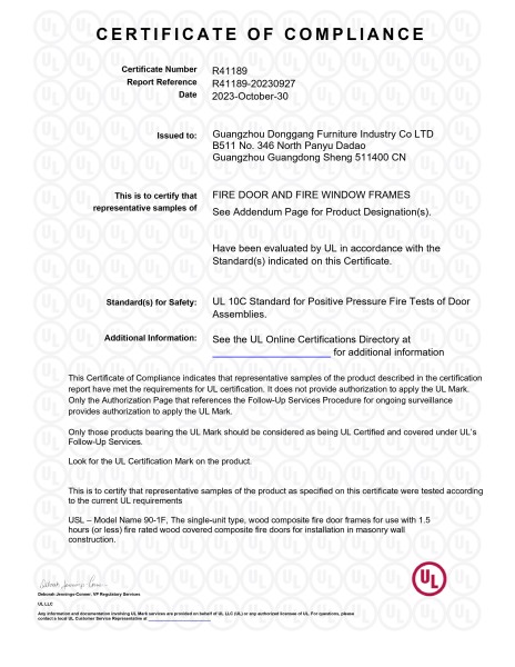 UL certification